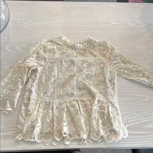 HD in Paris Cream Lace Blouse